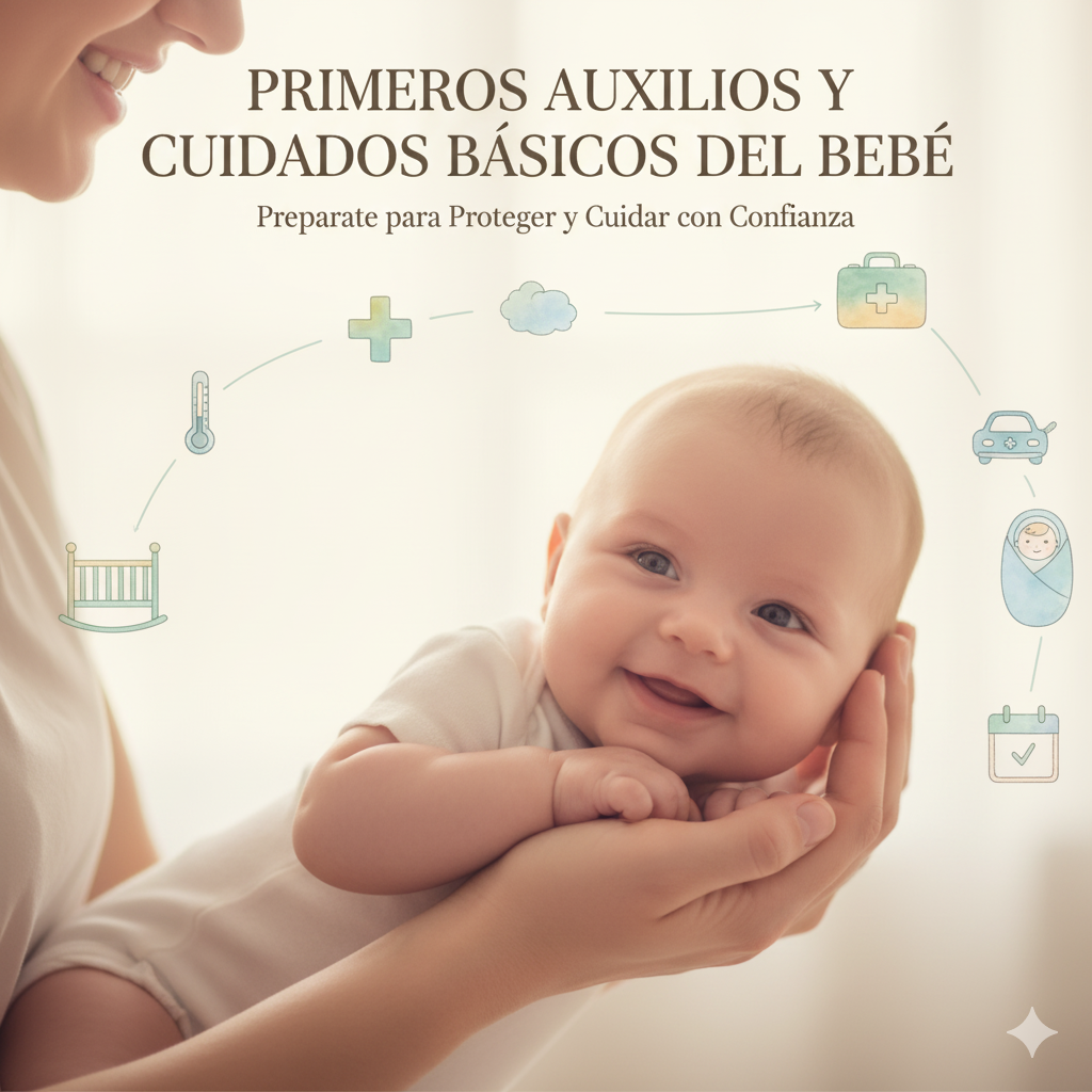 Primeros Auxilios y Cuidados Básicos del Bebé (0-6 meses)